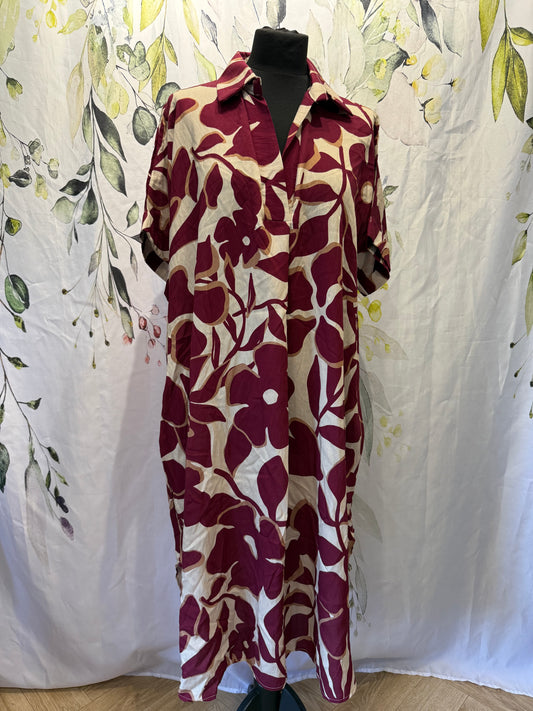 Leaf Print Dress