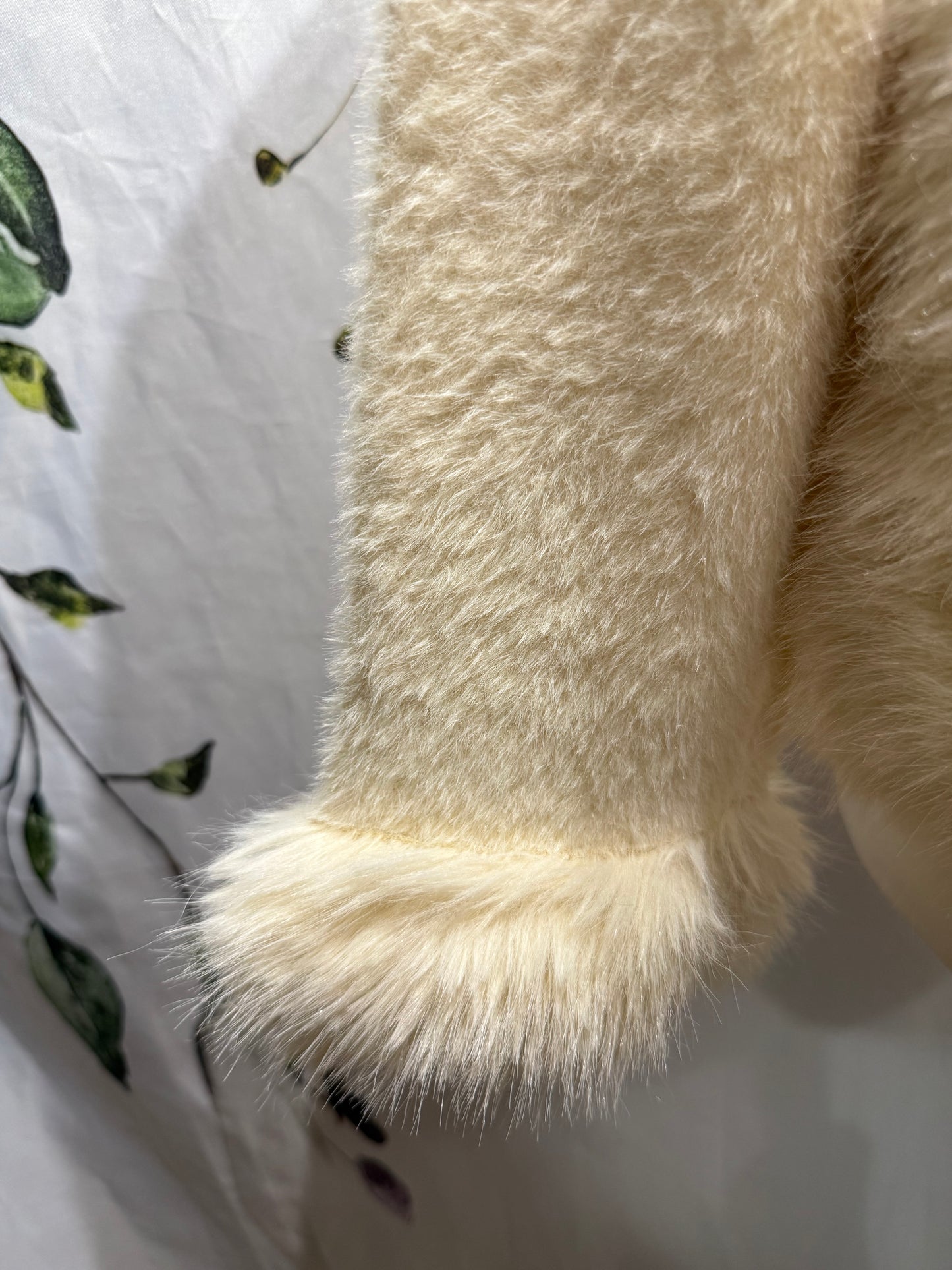 Faux Fur Trimmed Cardi