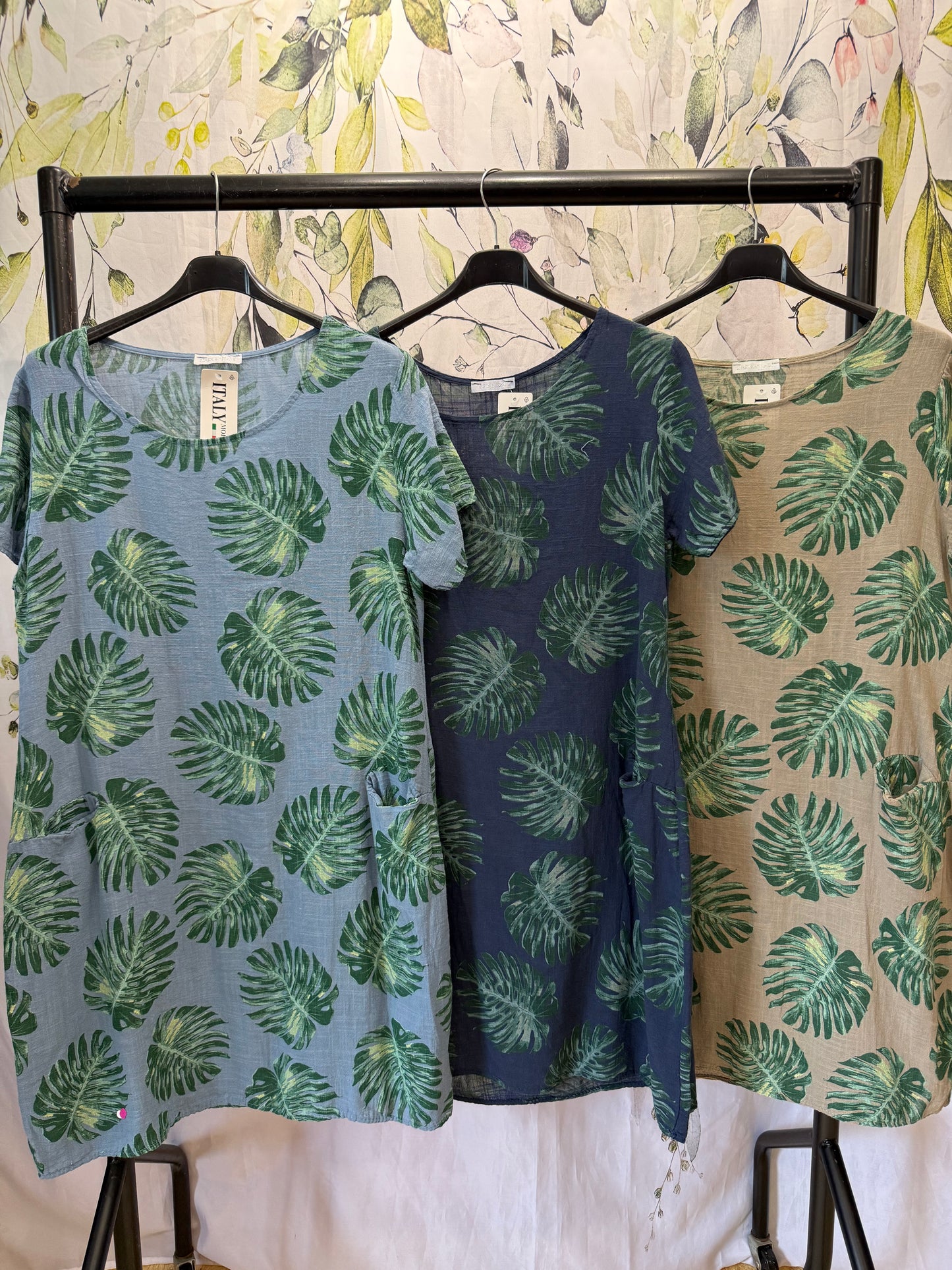 Leaf Print Dress