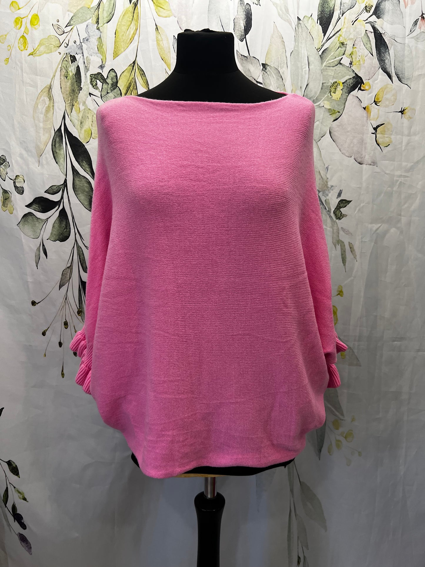 Frill Sleeve Knit