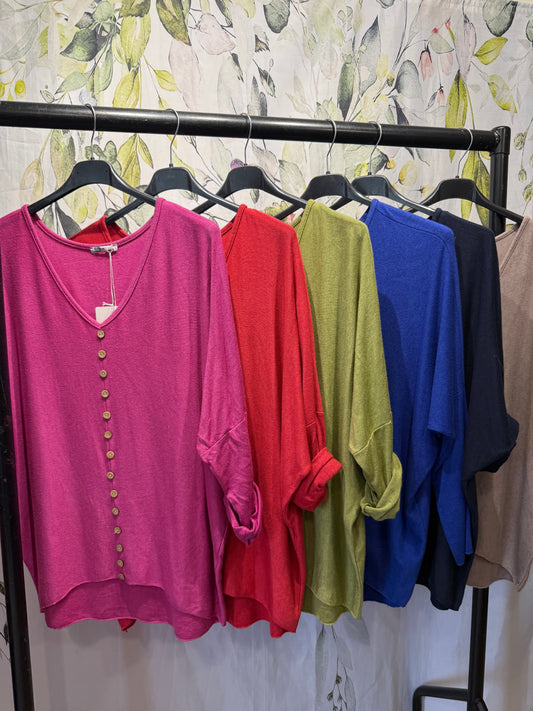Button Detail Knit