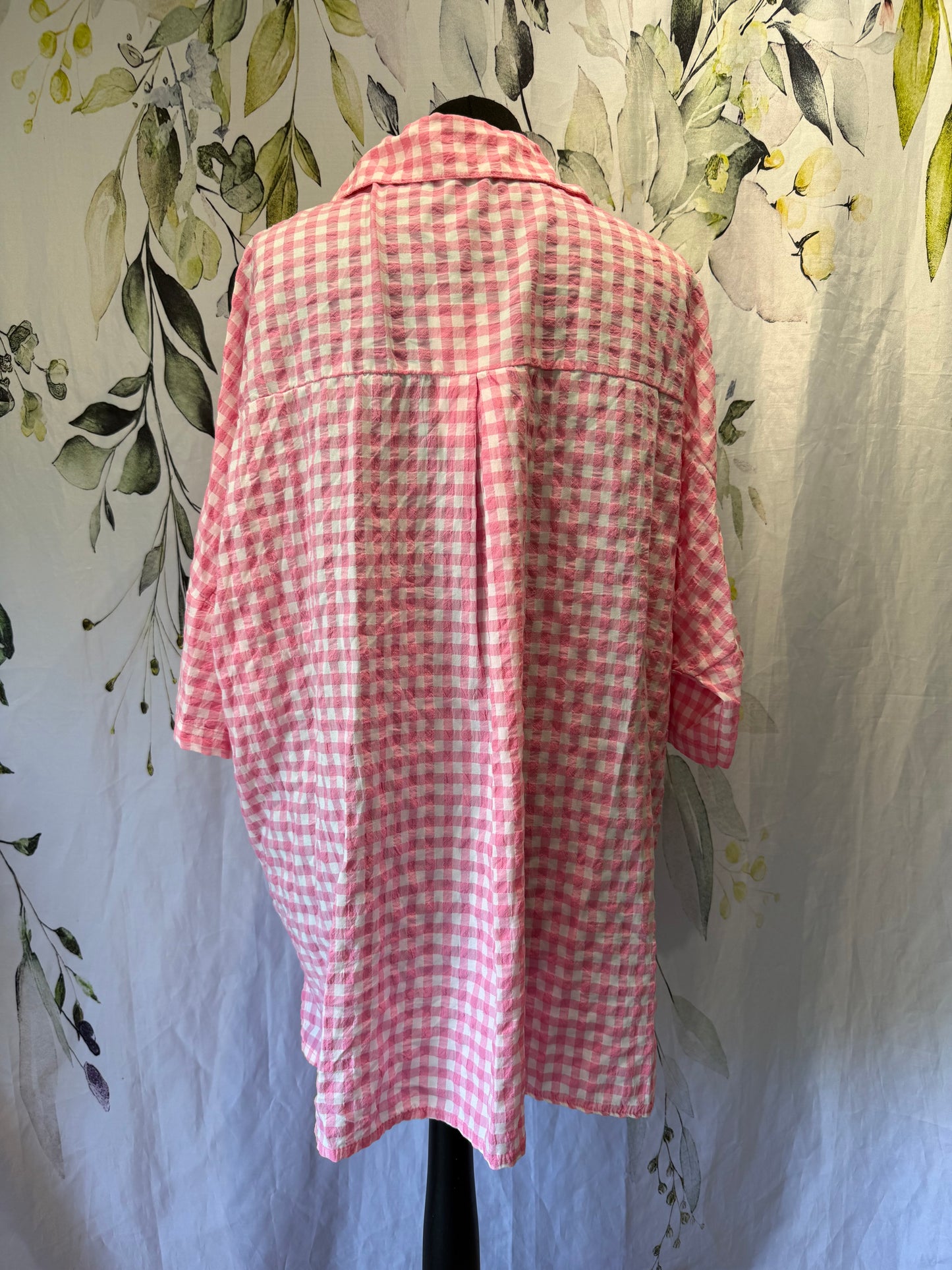Oversized Gingham Shirt