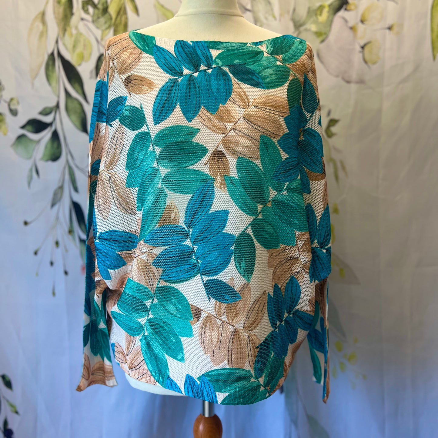 Leaf Print Knit