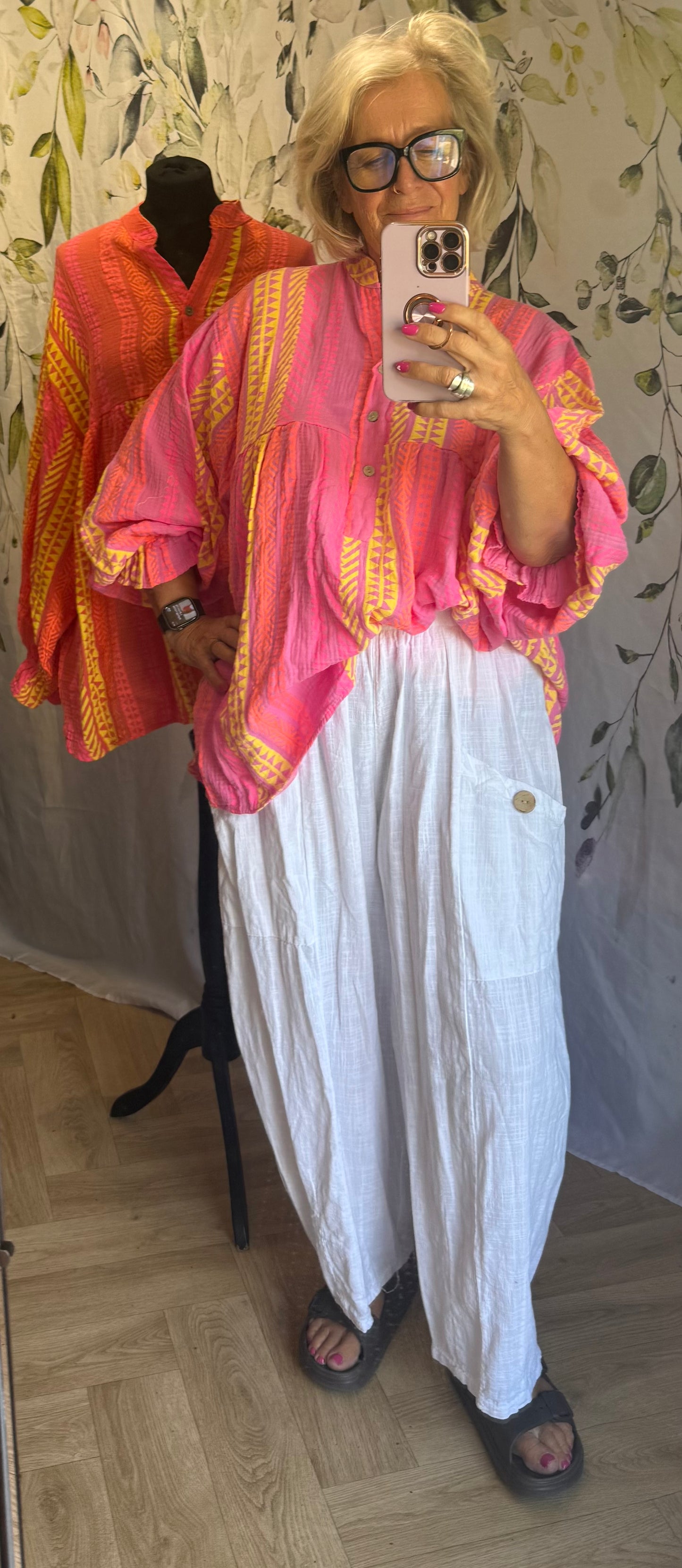 Neon Smock Top