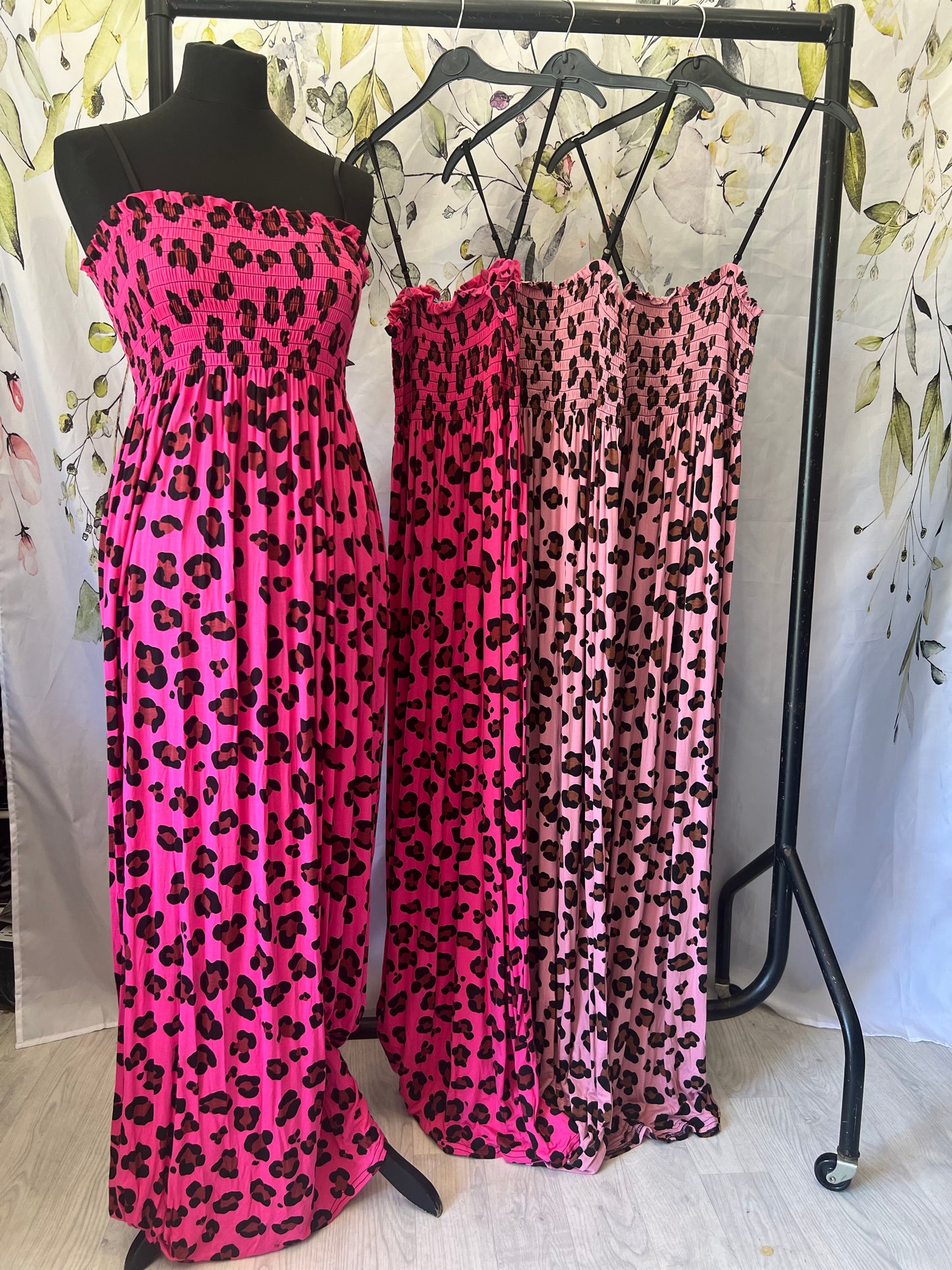 Maxi Leopard Print Dress