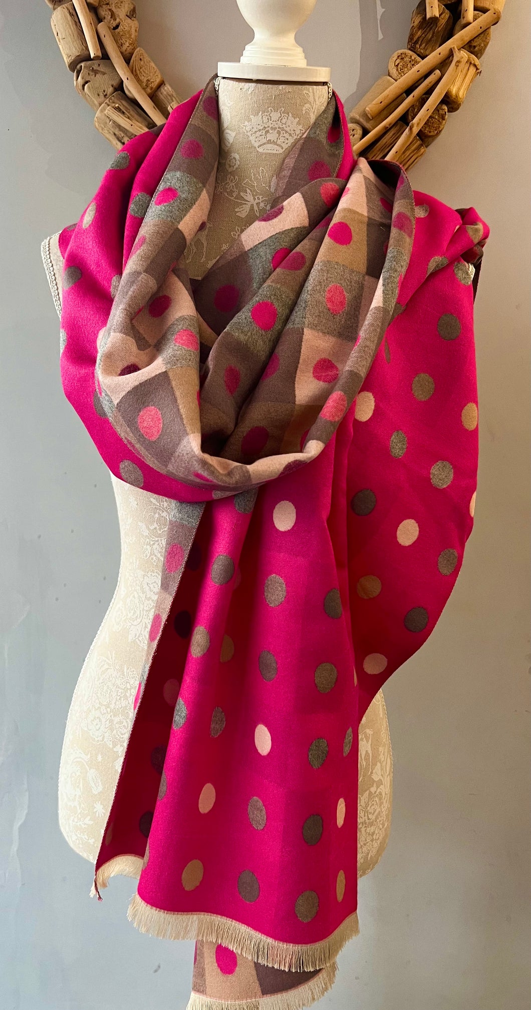 Luxury Spotted Scarf