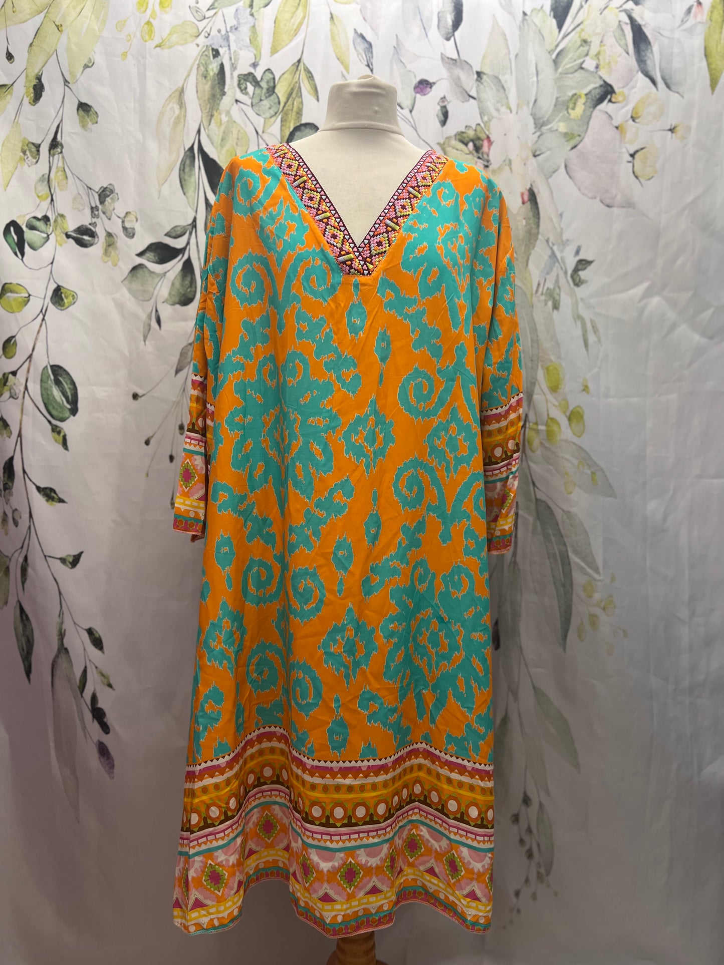 Embroidered Tunic Dress