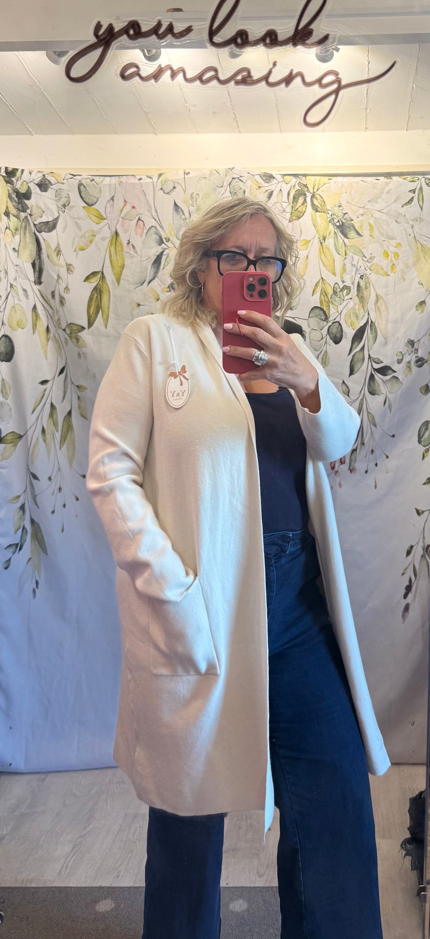 Long Open Cardigan
