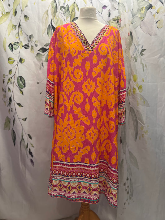 Embroidered Tunic Dress