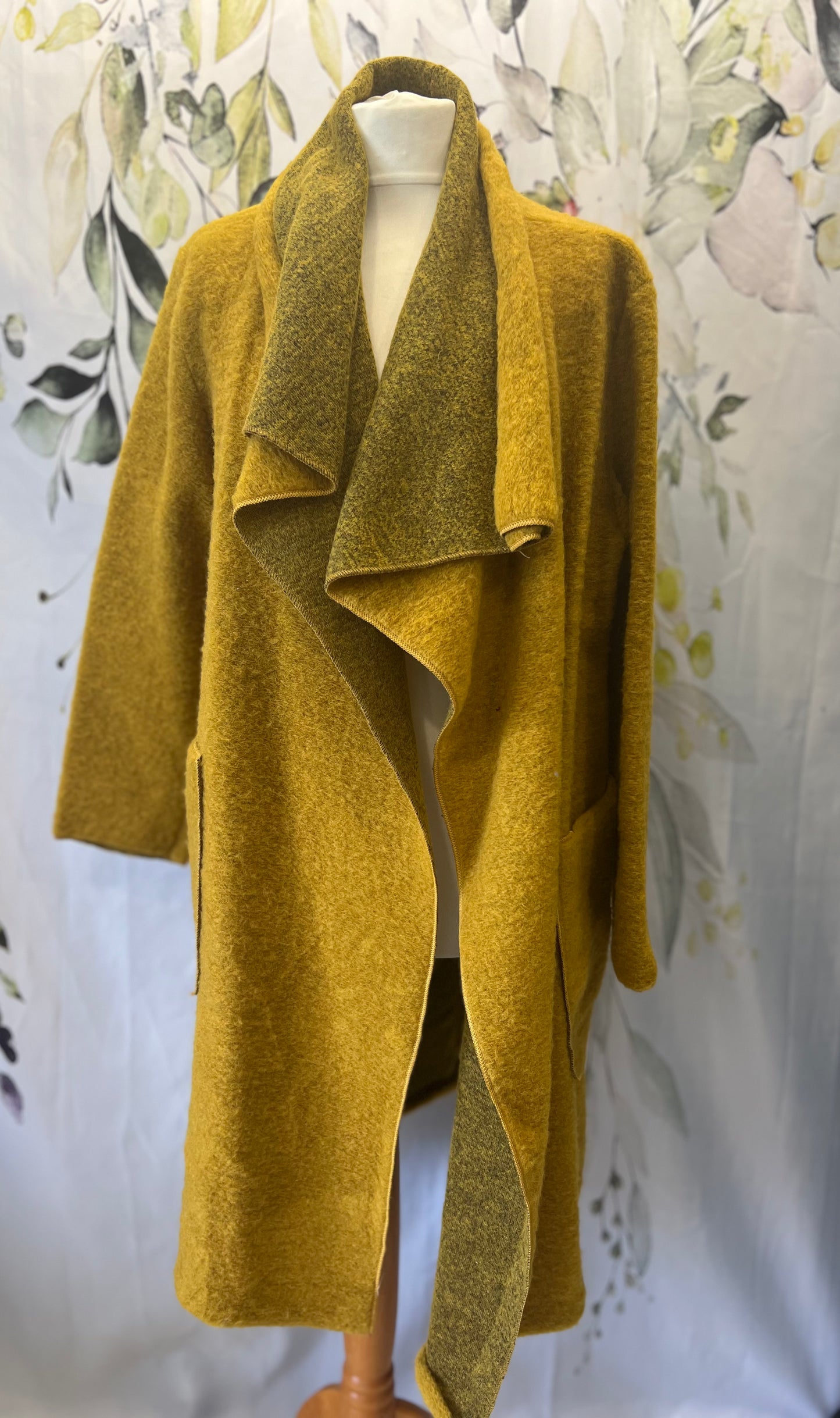 Waterfall Wool Coat The Funky Hen Secret Boutique
