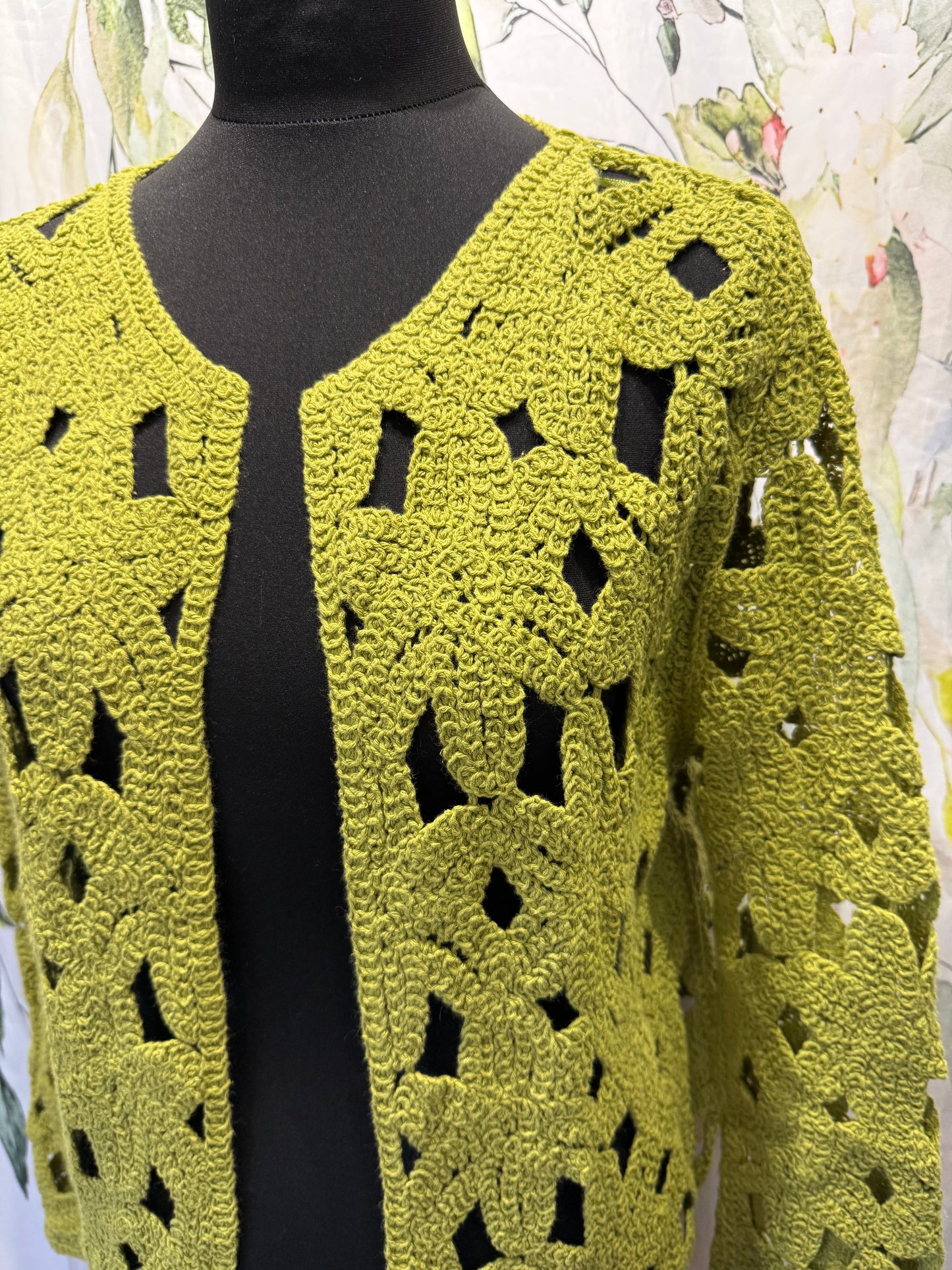 Cut Out Crochet Cardi