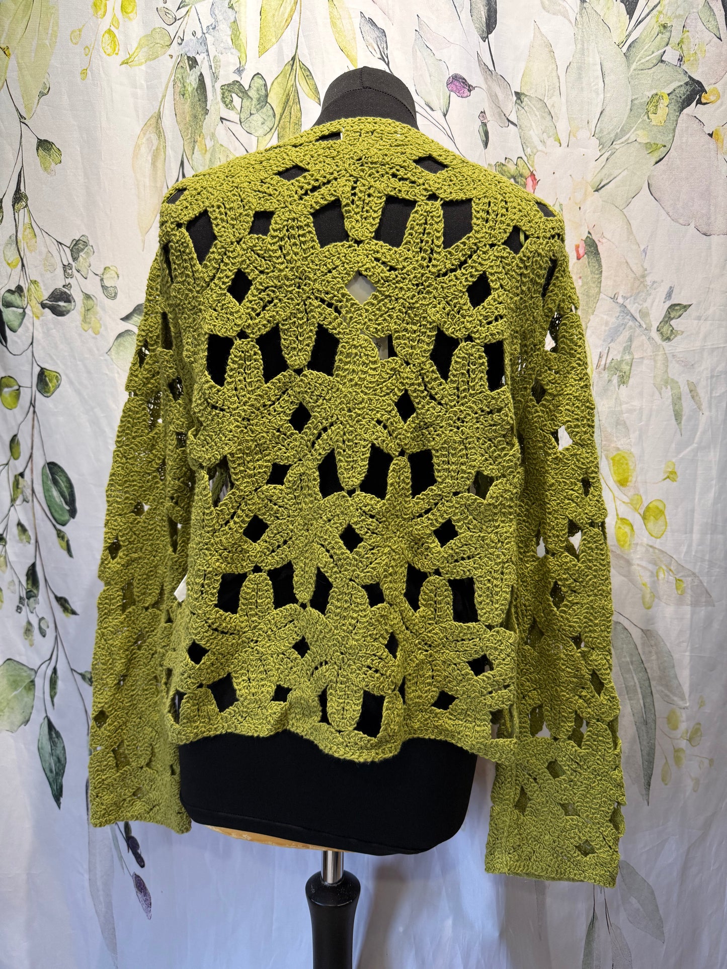 Cut Out Crochet Cardi