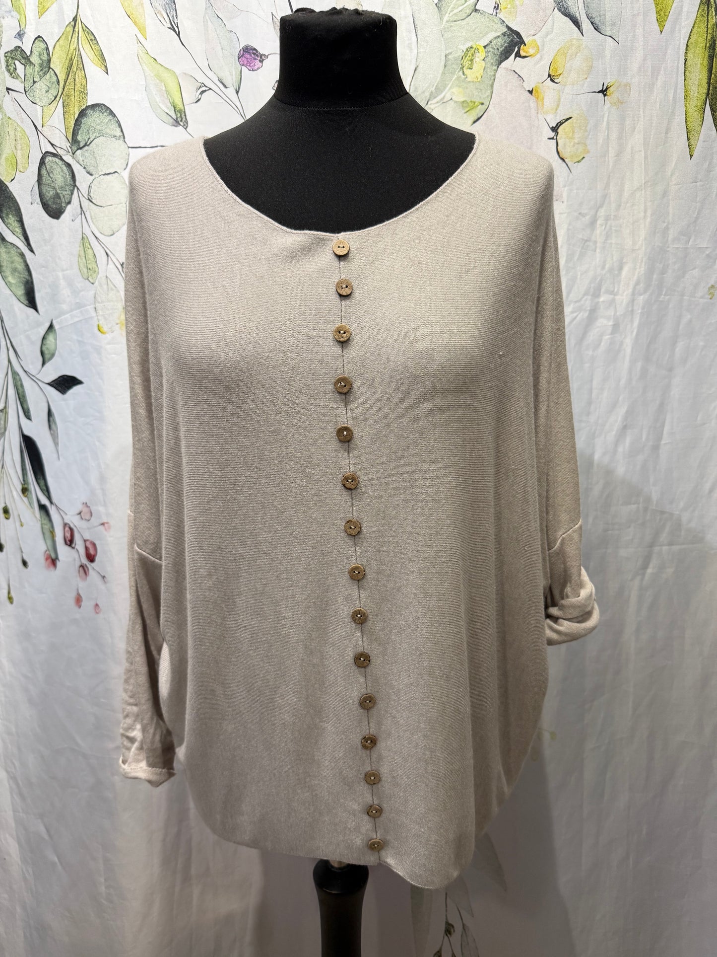 Button Detail Knit
