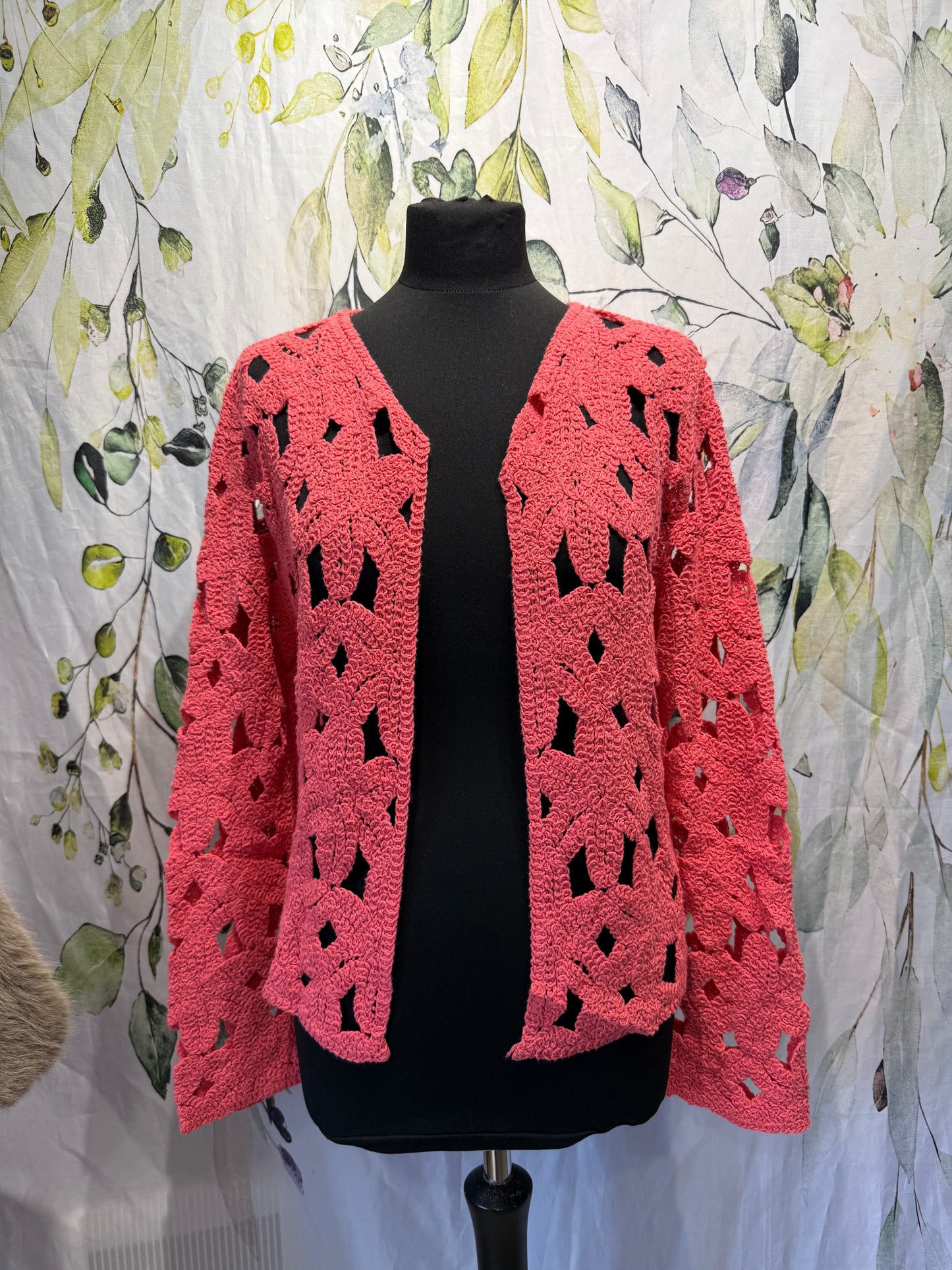 Cut Out Crochet Cardi