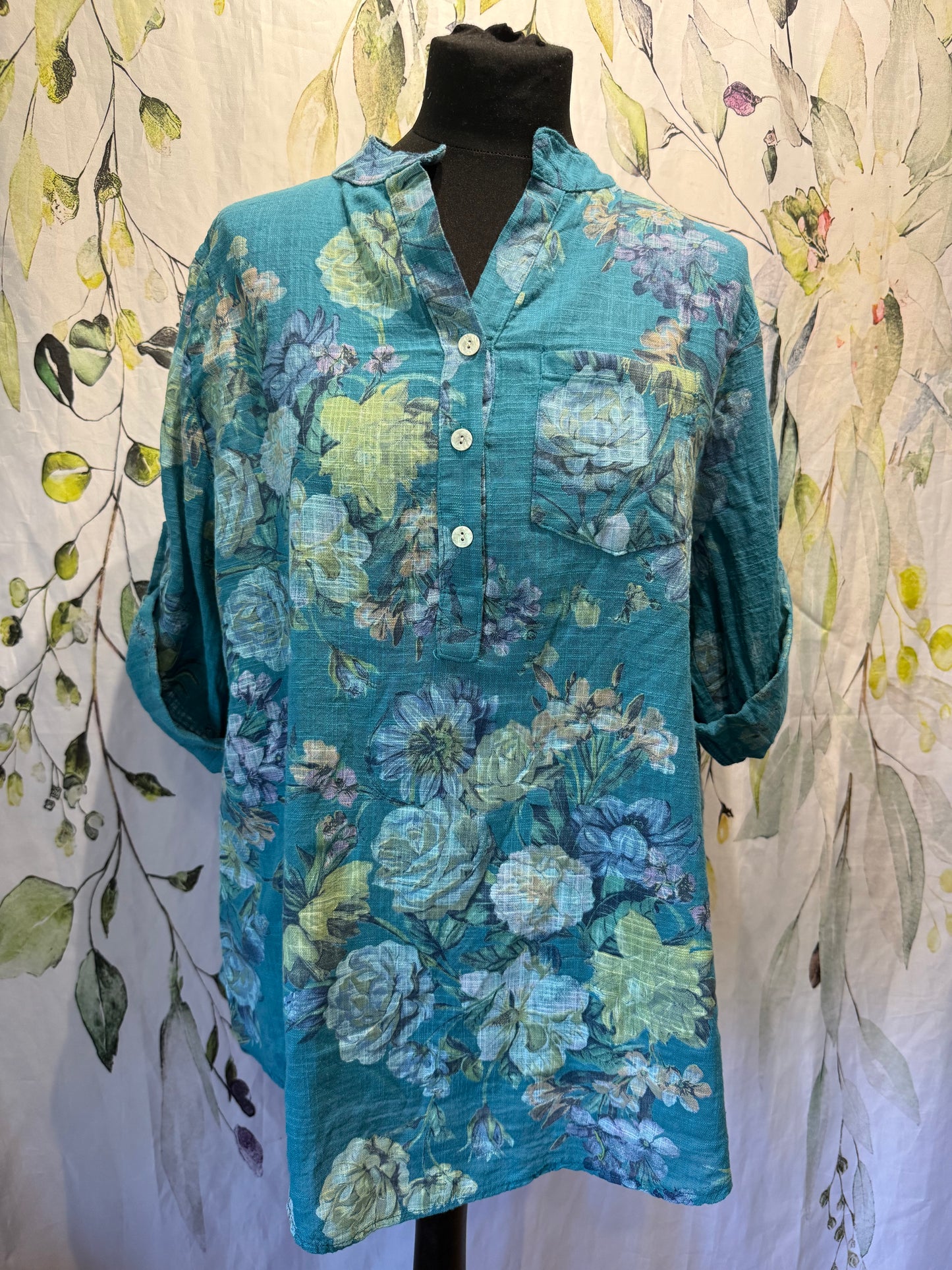 Floral Cotton Shirt