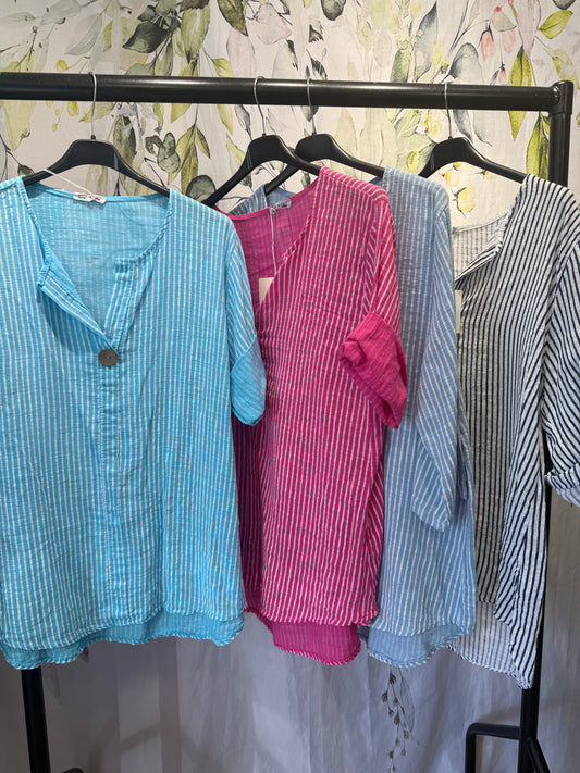 Striped Cotton Shirt