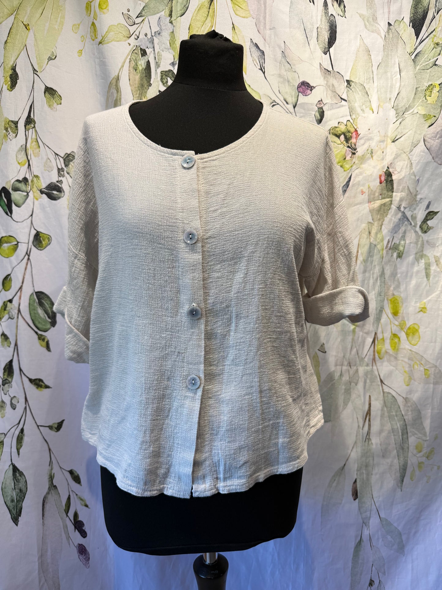 Cropped Cotton Jacket