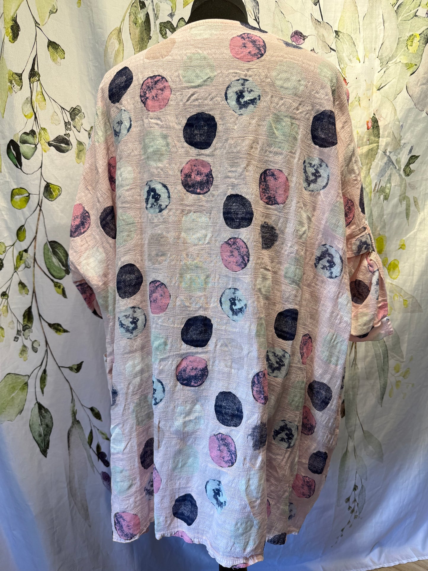 Oversized Cotton Spotty Top
