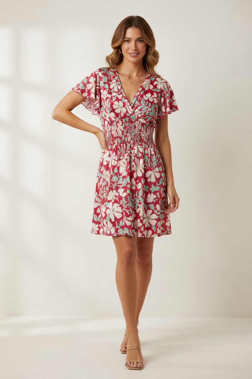 Tropical Flower Playsuit