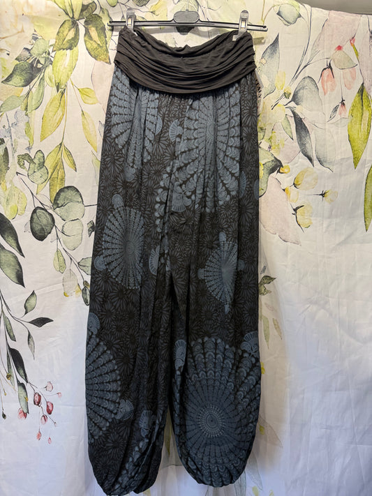 Mandala Print Harem Pants