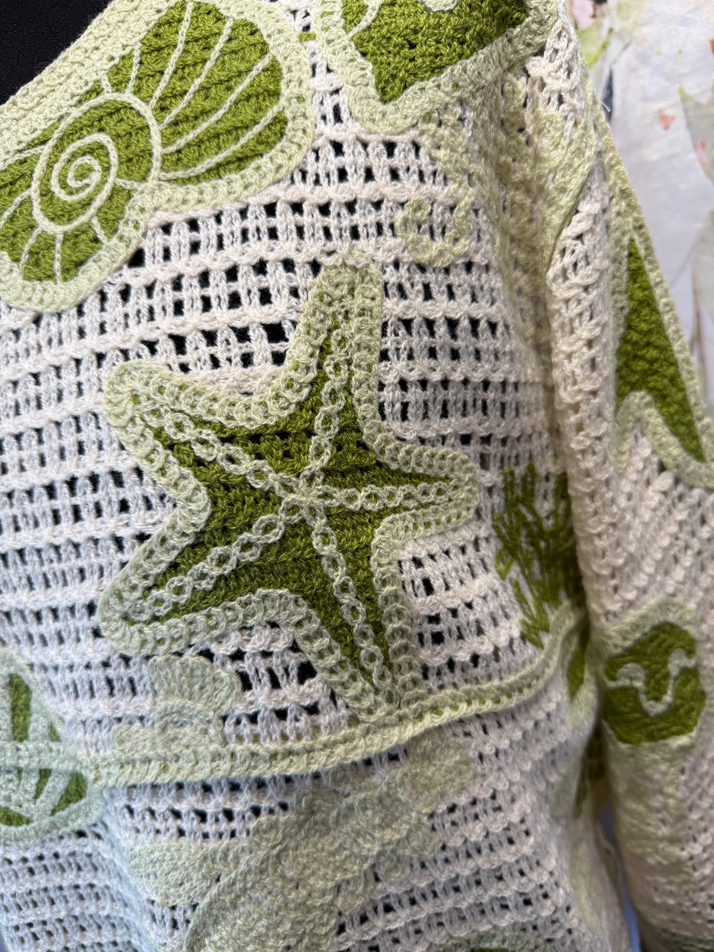 Seascape  Crochet Top