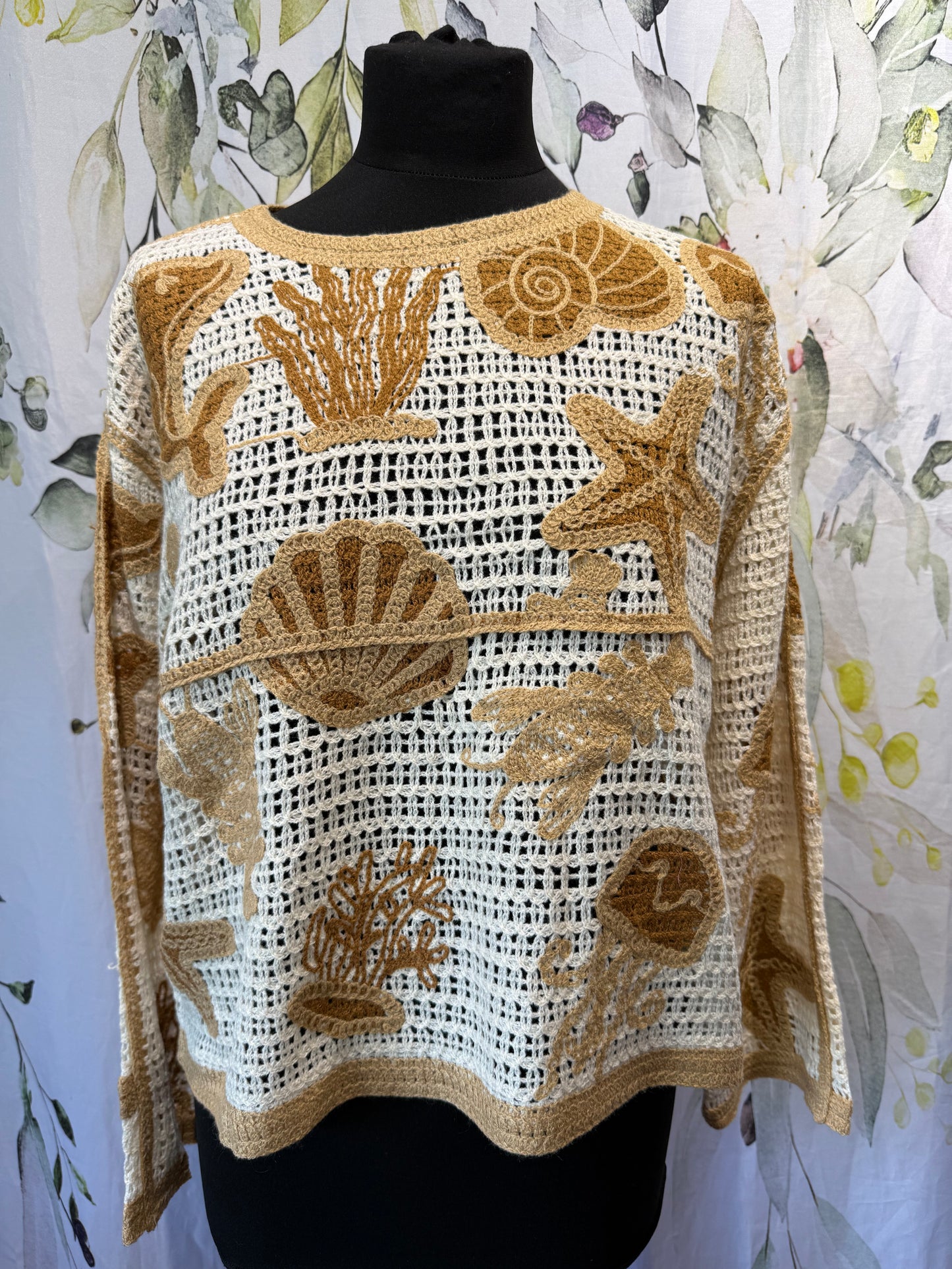 Seascape  Crochet Top