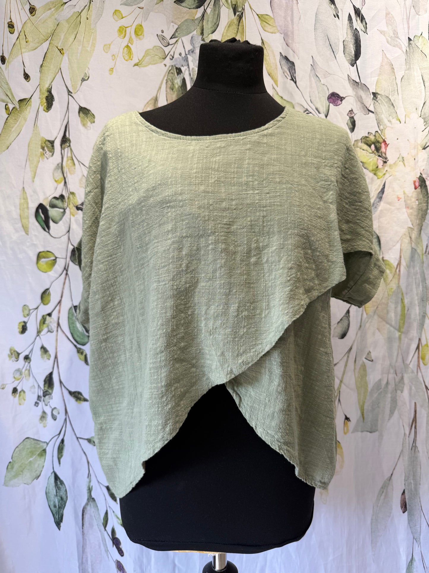 Cross Over Cotton Top