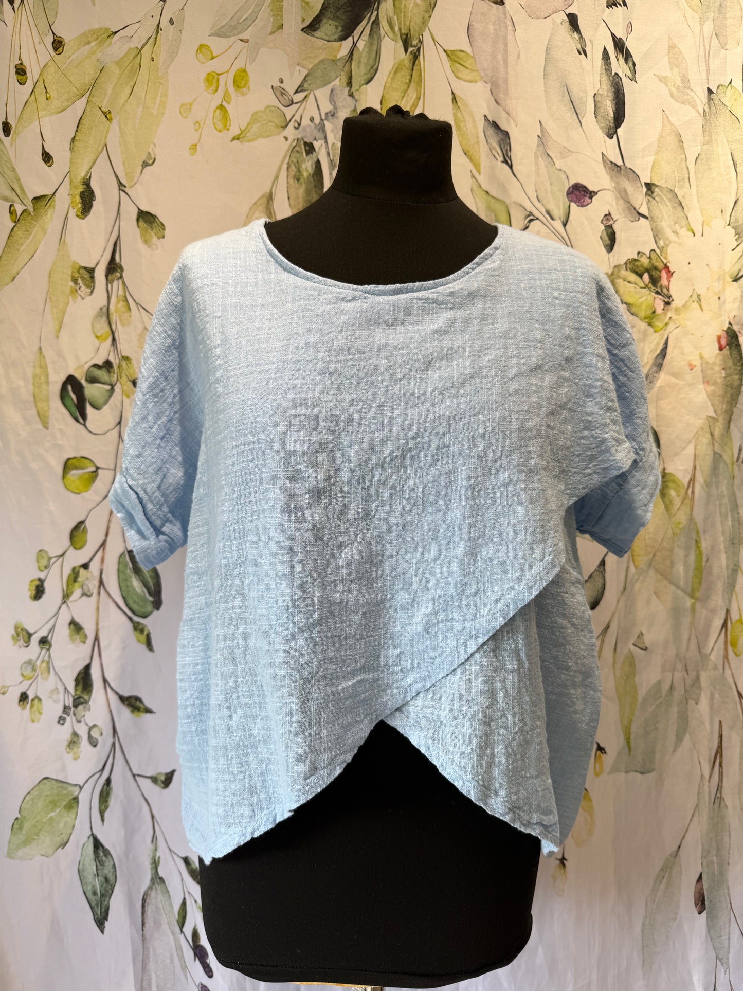 Cross Over Cotton Top