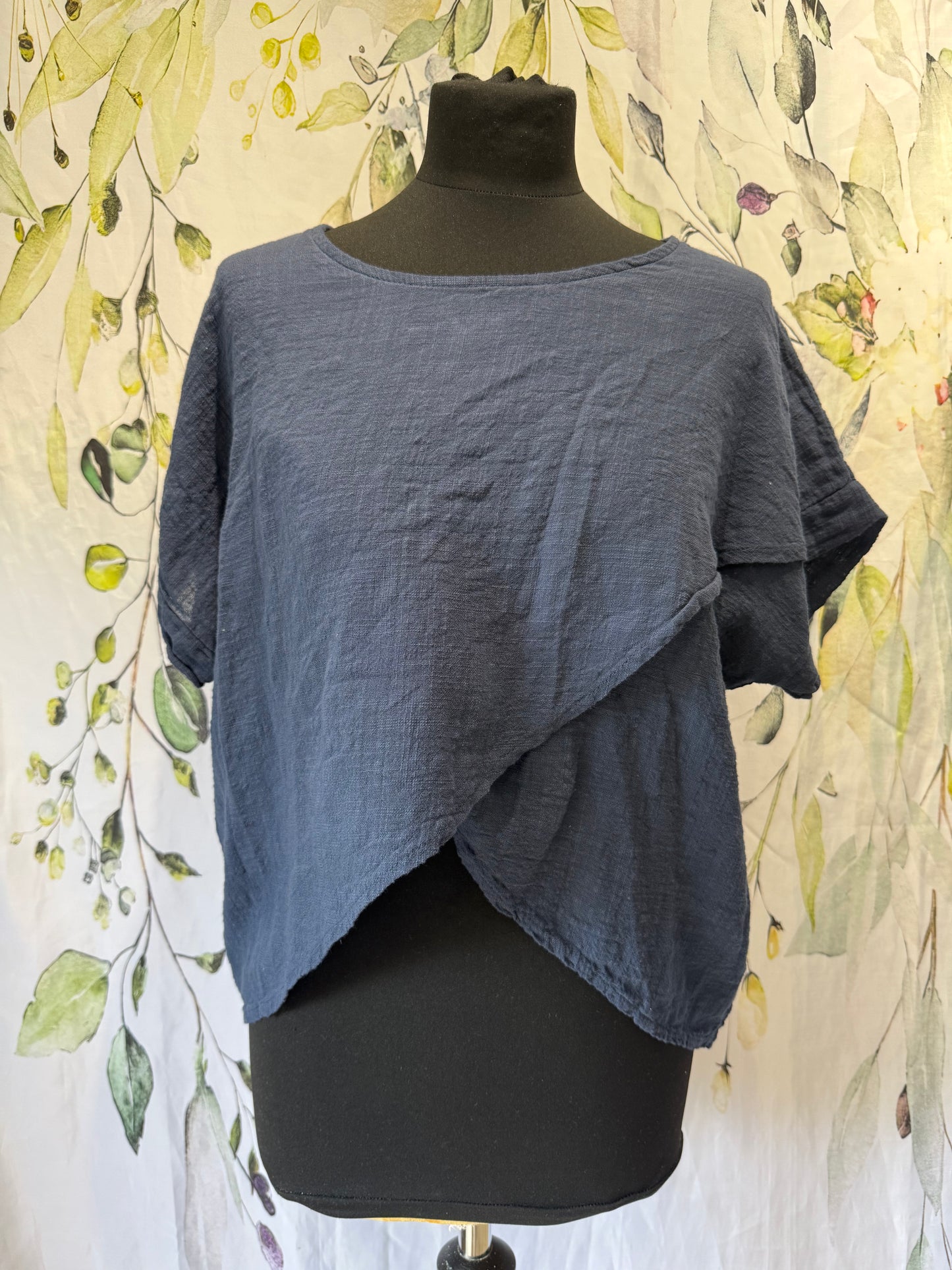 Cross Over Cotton Top