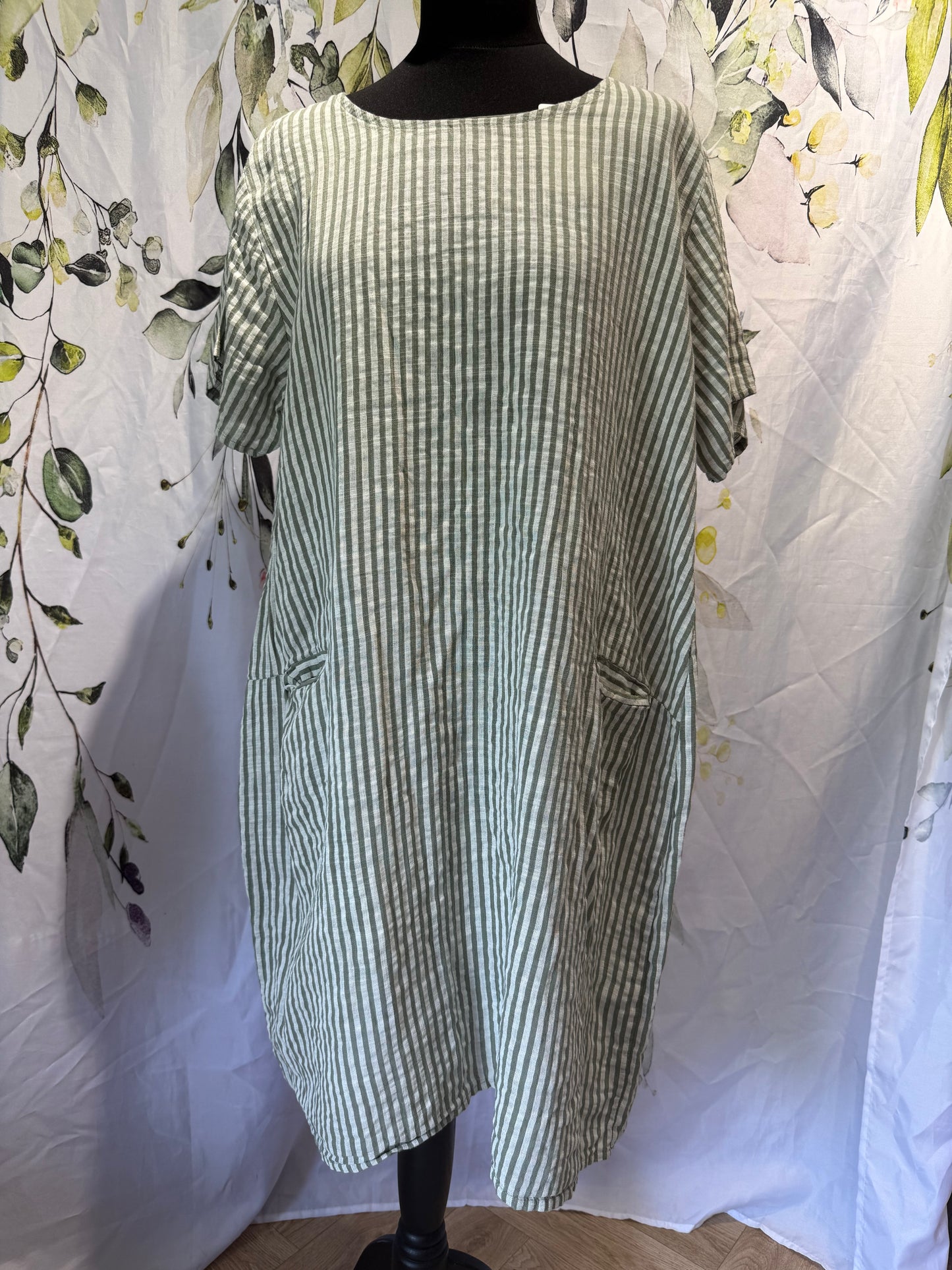 Striped Cotton Dress
