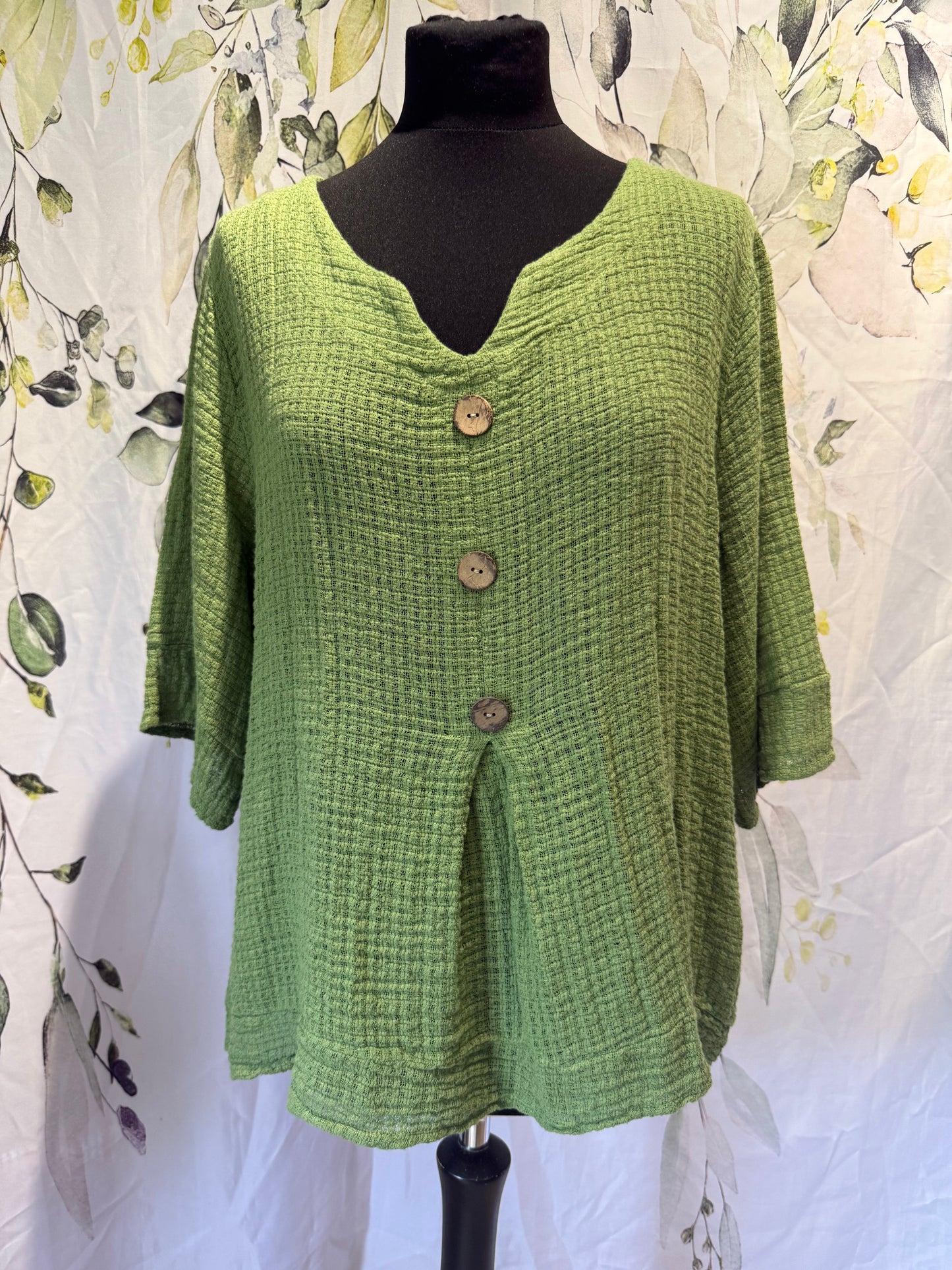 Loose Weave Cotton Top
