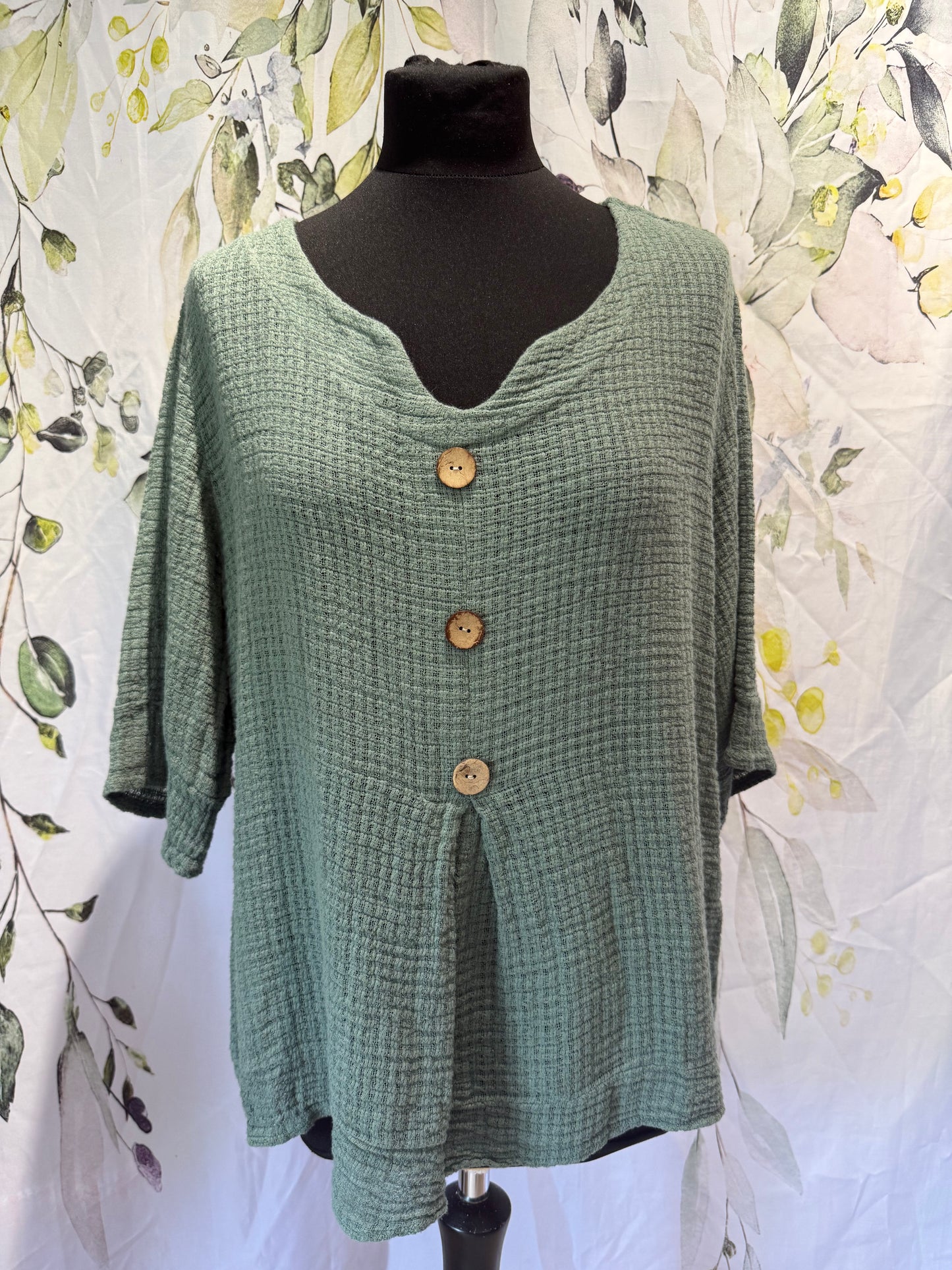Loose Weave Cotton Top