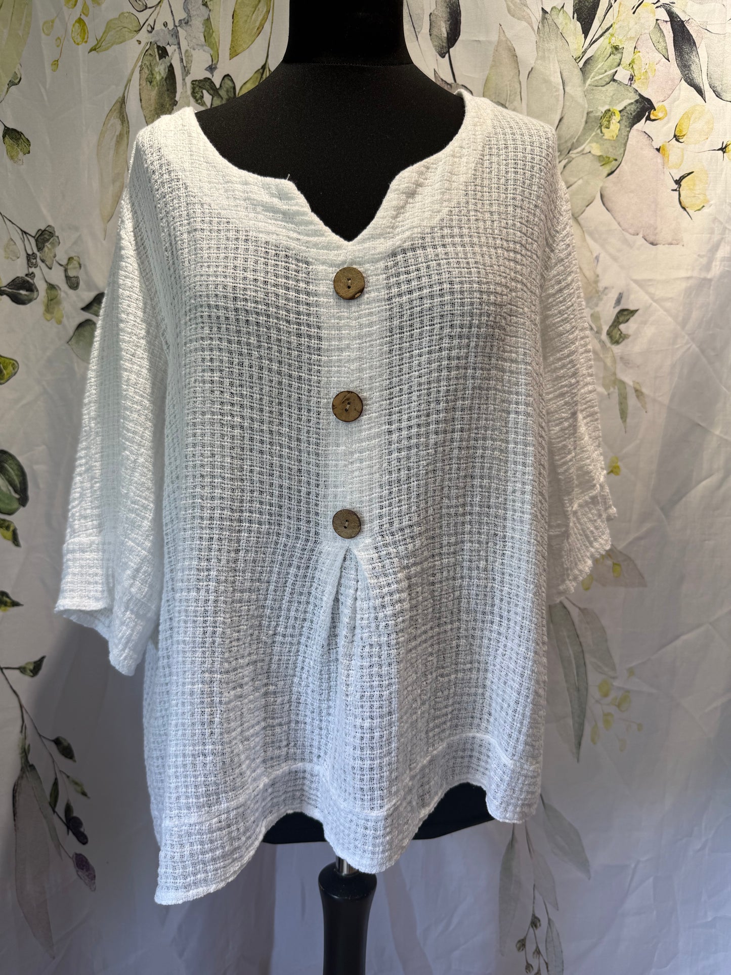 Loose Weave Cotton Top