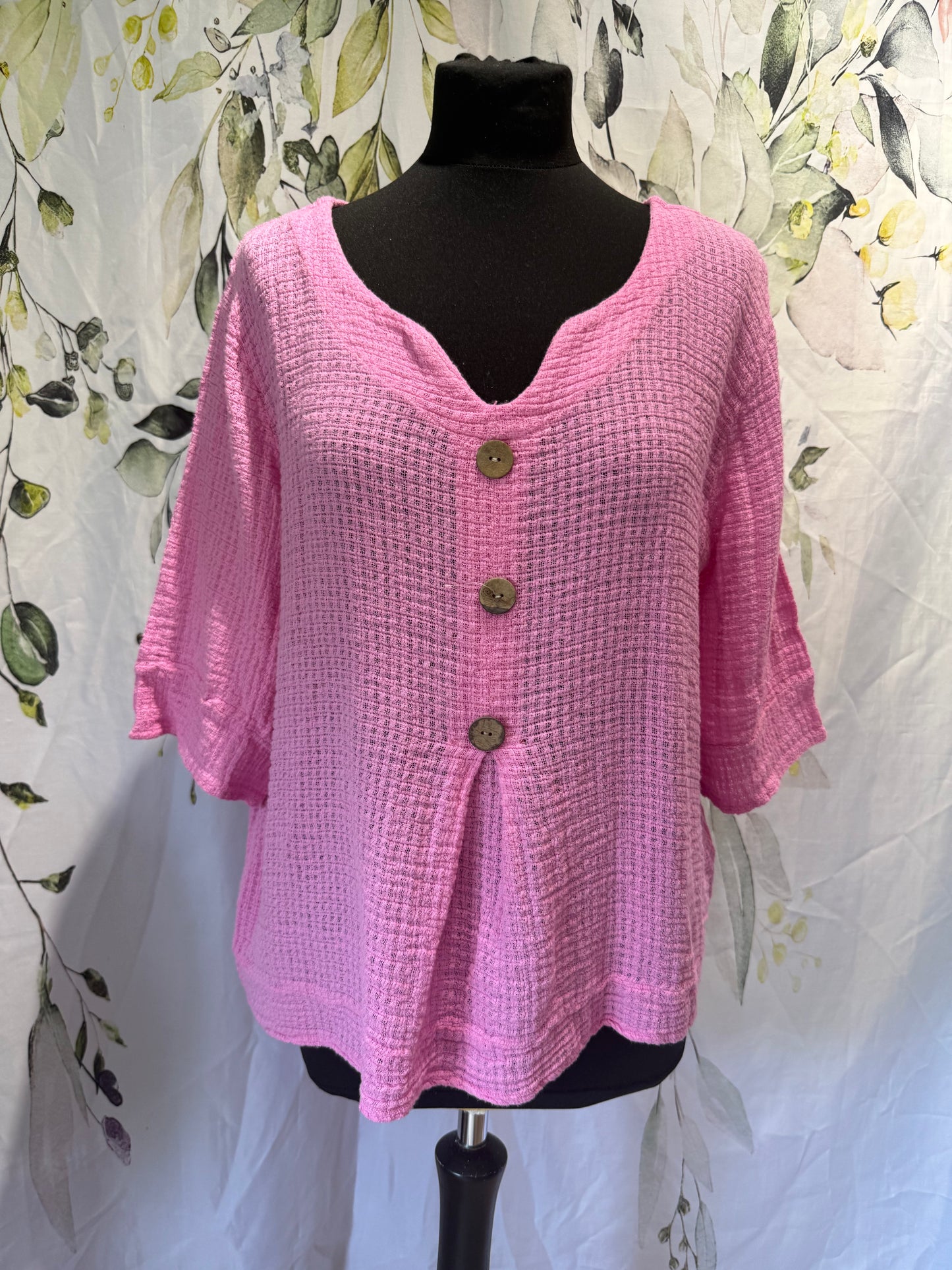 Loose Weave Cotton Top