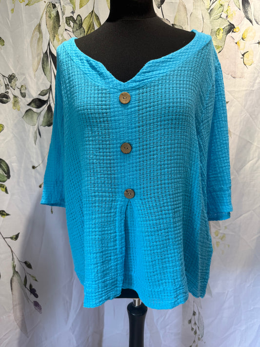 Loose Weave Cotton Top