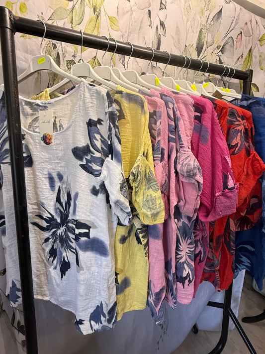 Floral Cotton Top