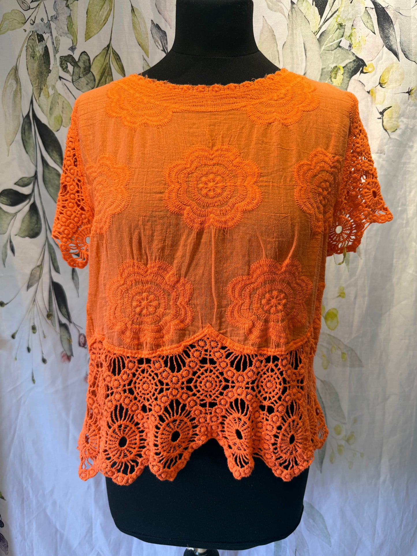 Cotton Crochet Top