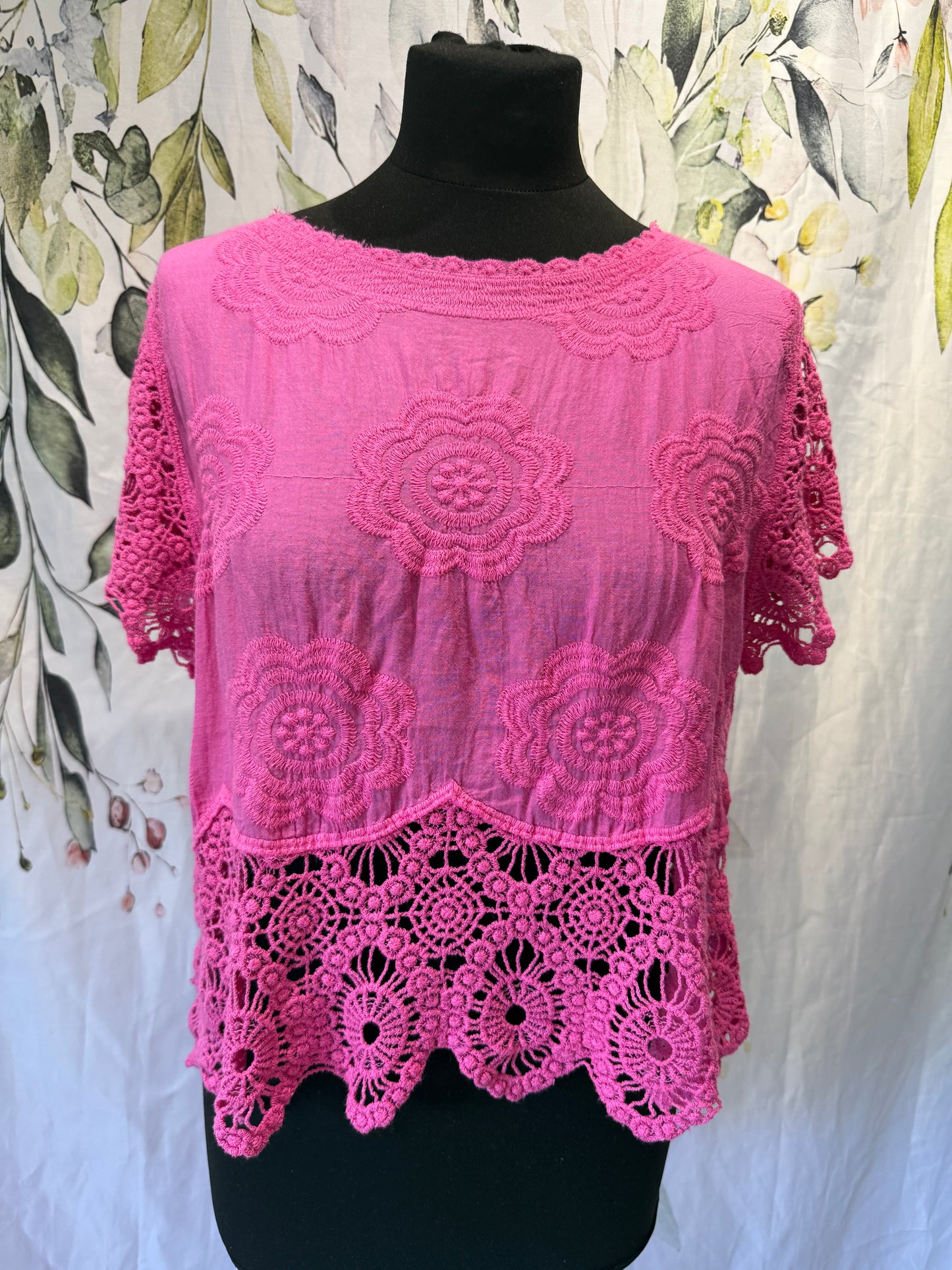 Cotton Crochet Top
