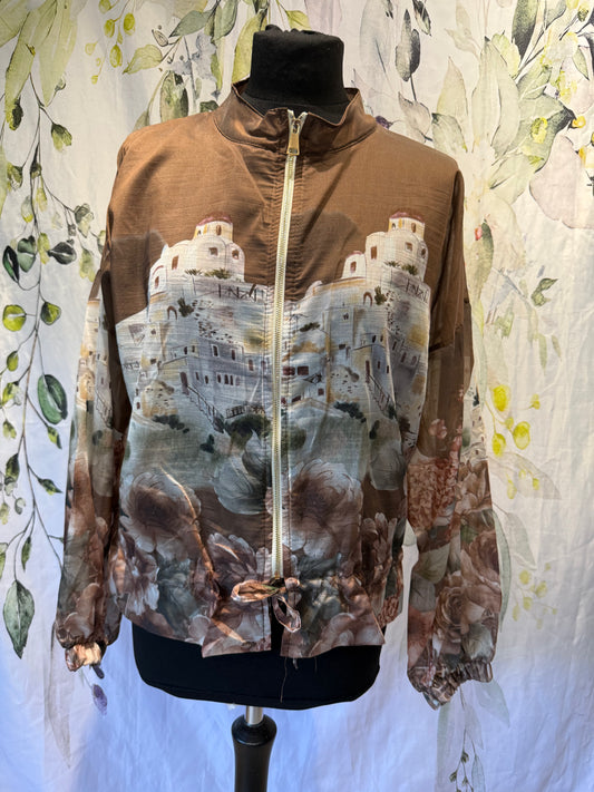 Sheer Bomber Jacket