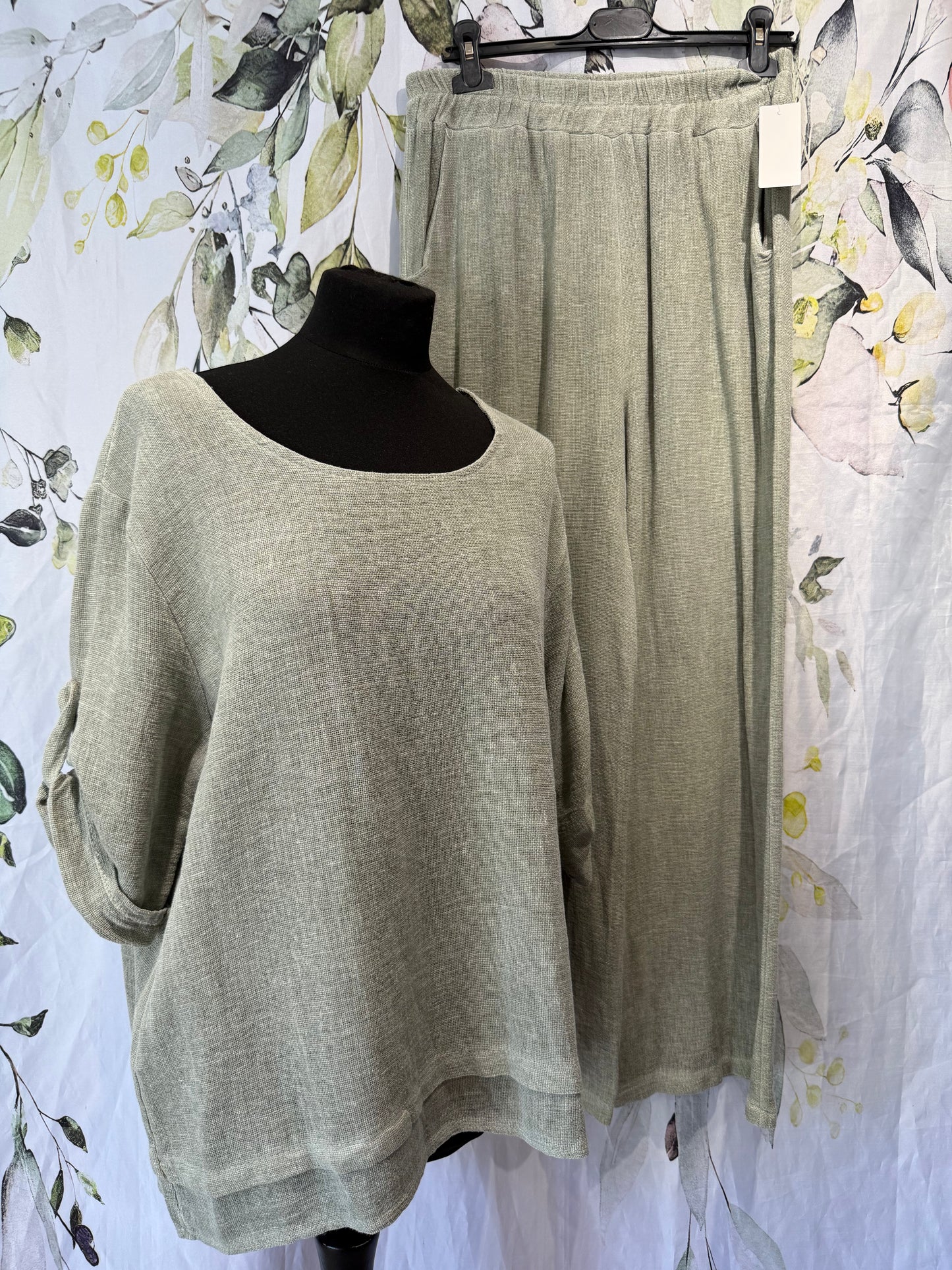 Linen Mix Co-Ord Set