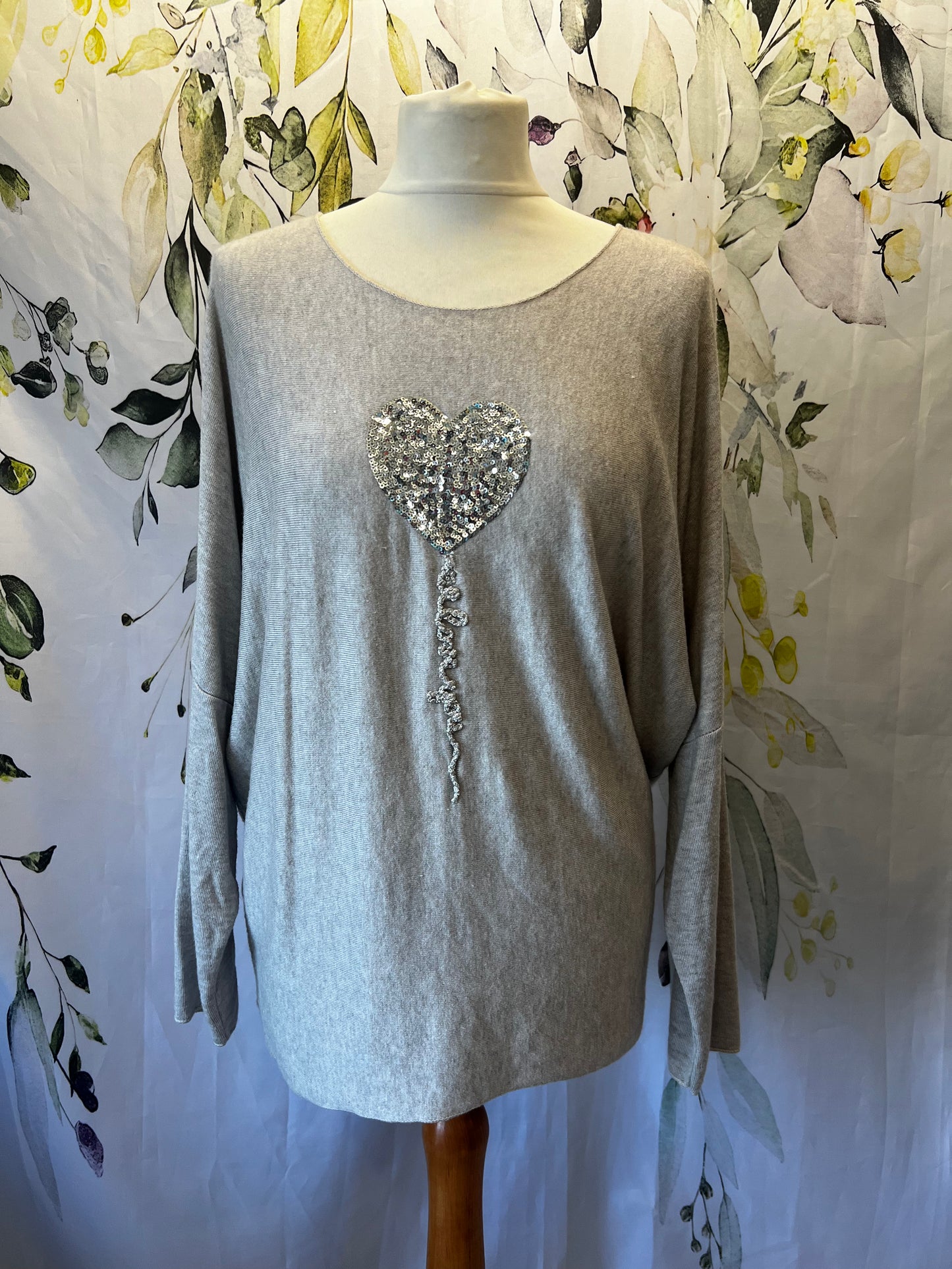 Balloon Heart Knit