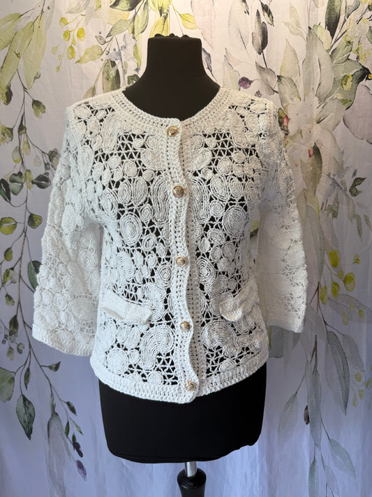Cotton Crochet Cardigan