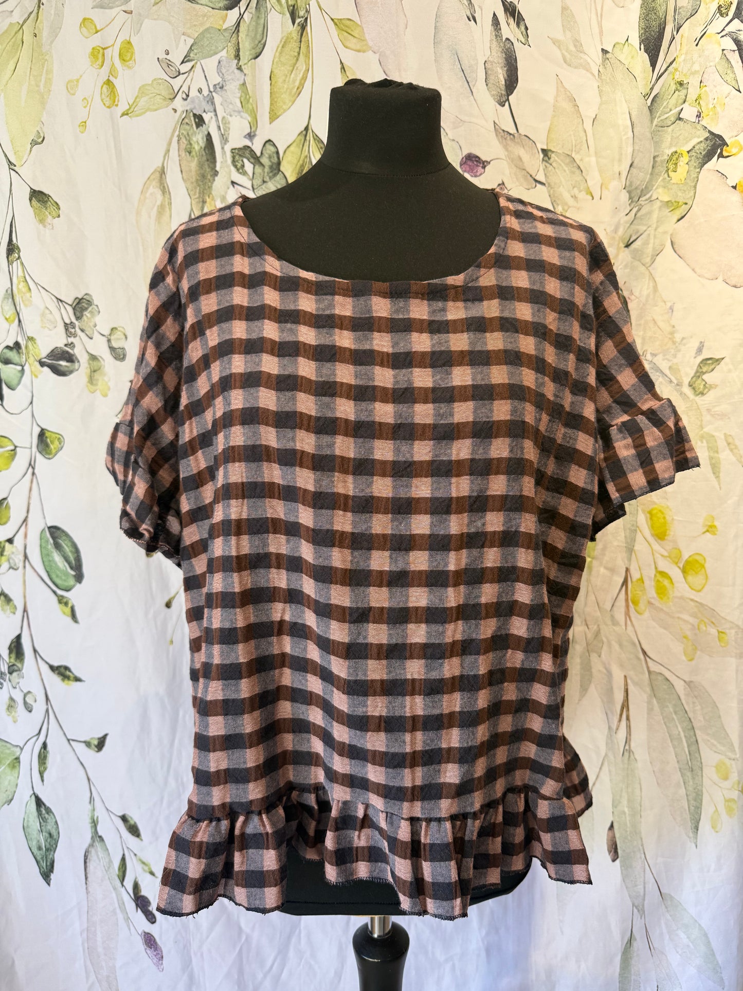 Checked Top