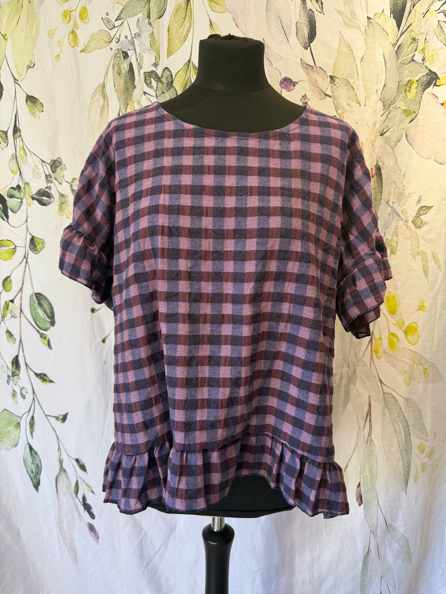 Checked Top