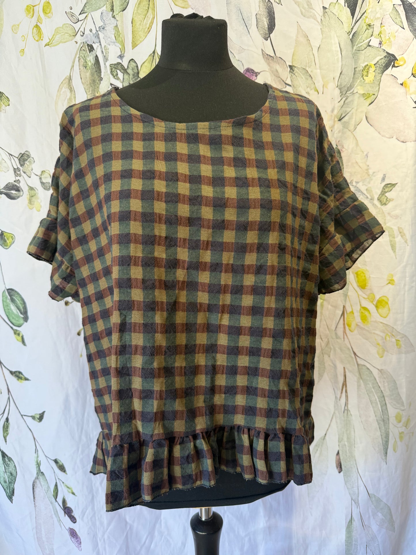 Checked Top