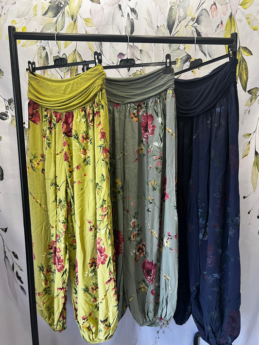 Floral Harem pants