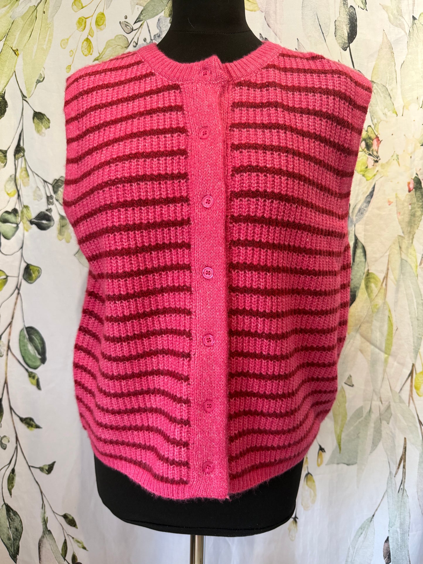 Striped Sleeveless Knit