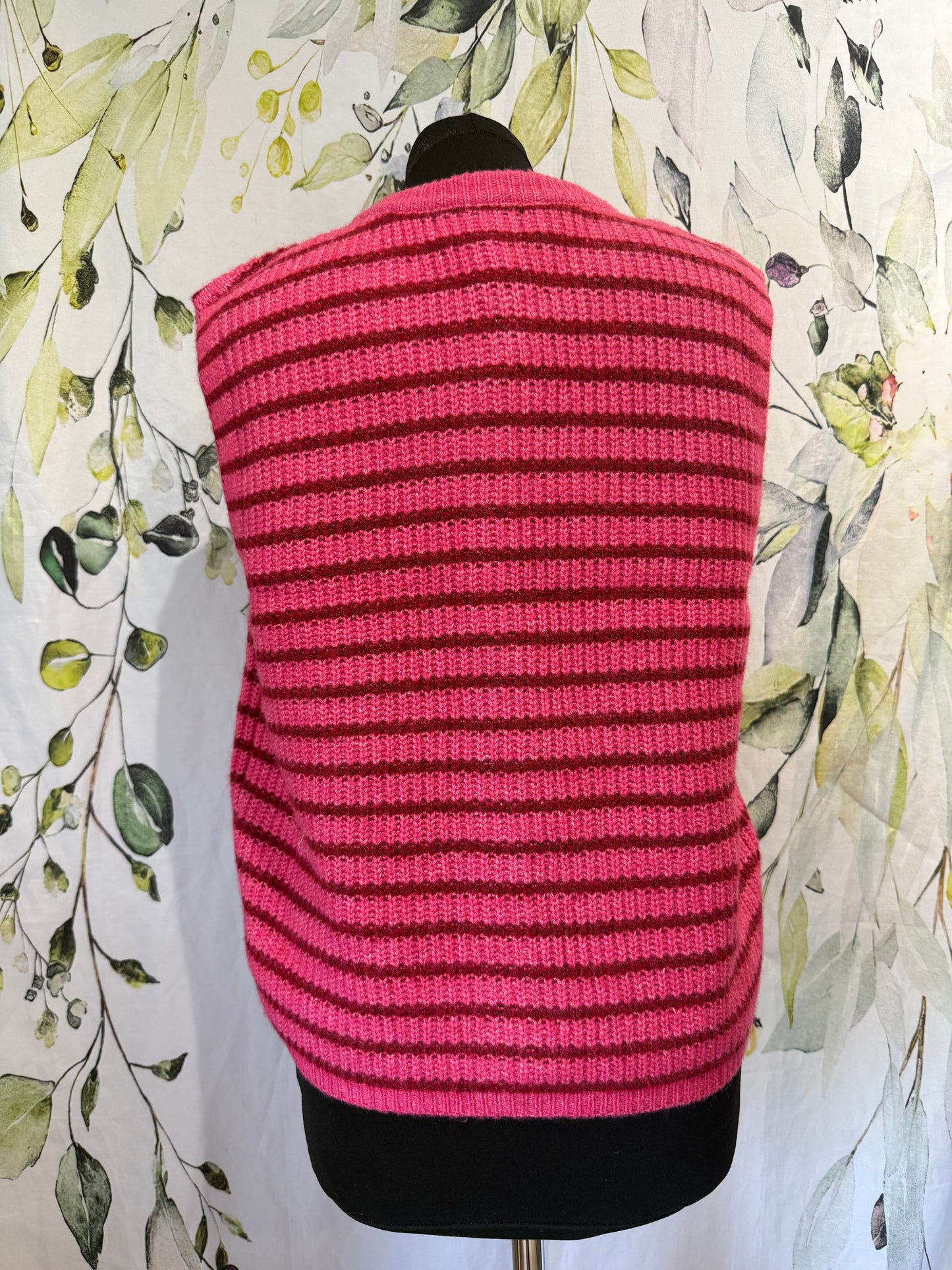 Striped Sleeveless Knit