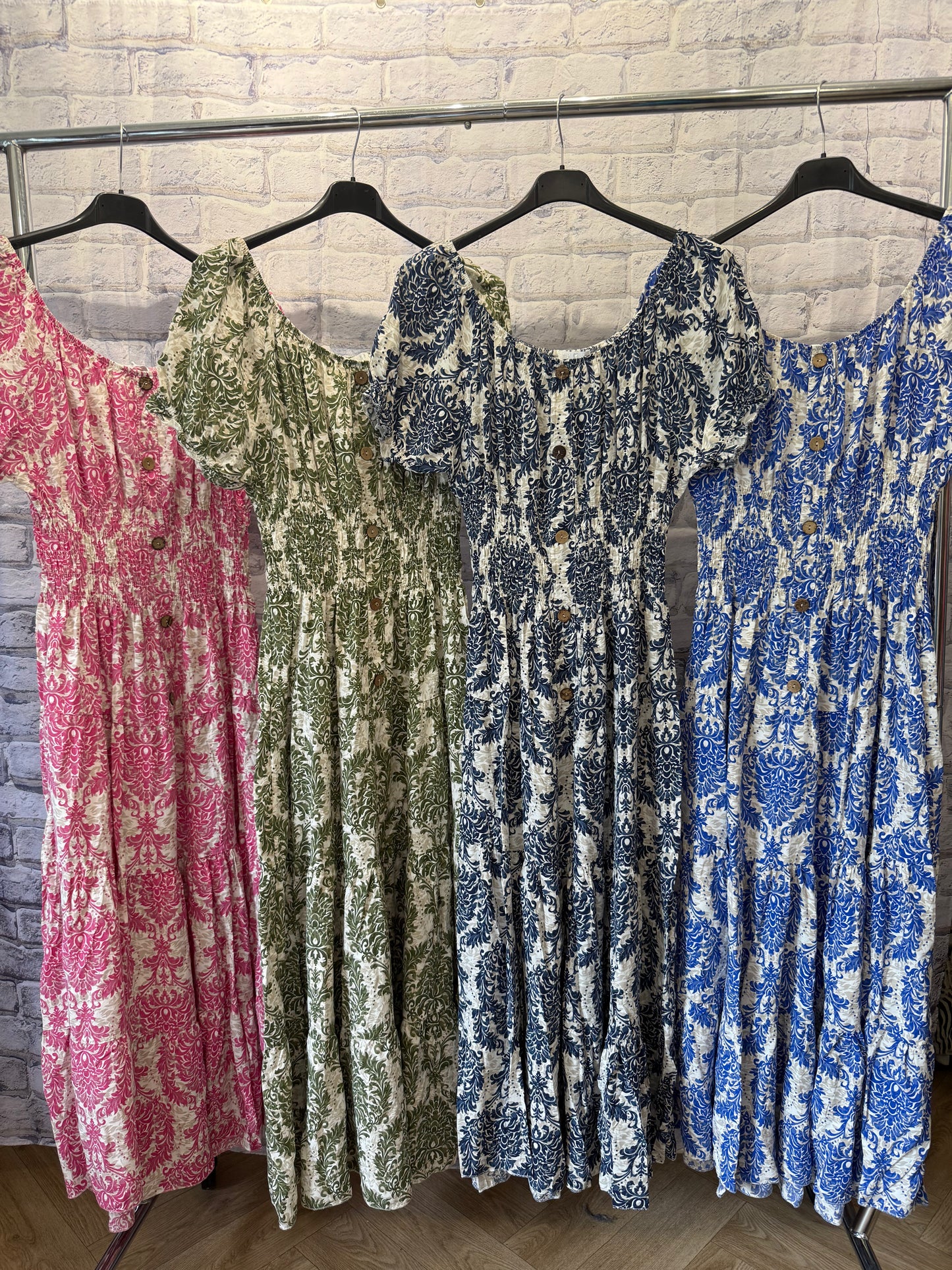 Shirred Waist Dress