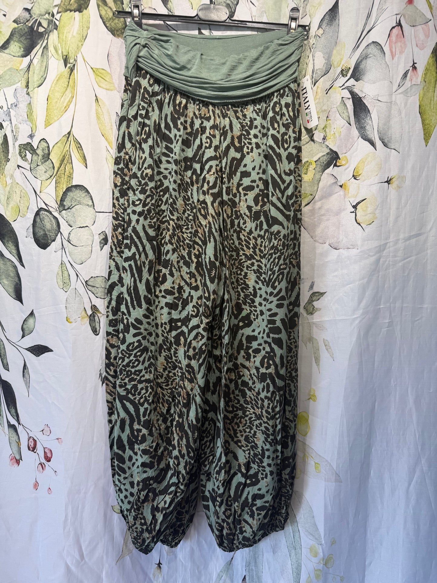 Animal Print Harem Pants